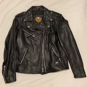Harley-Davidson Black Leather Jacket Size M